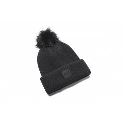 UNDER ARMOUR Halftime Ribbed Pom-BLK